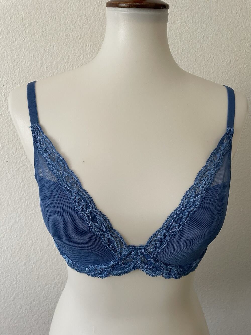 Natori Bra Lingerie Mesh Padded Lace Intimates Lounge